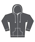 Unisex heavy full-zip hoodie