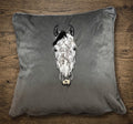 Cushion with Embroidered Image